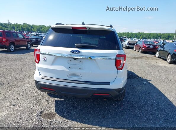 1FM5K7B87JGC39108 2018 FORD EXPLORER White 