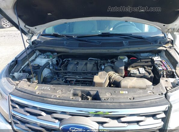 1FM5K7B87JGC39108 2018 FORD EXPLORER White Widok z tyłu
