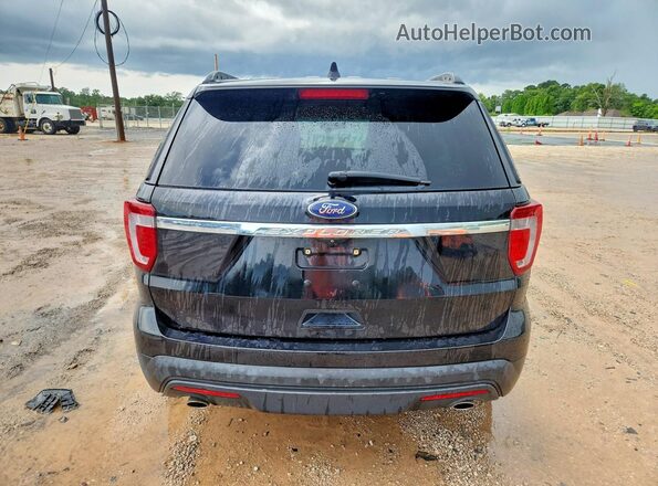 1FM5K7B88HGA48422 2017 FORD EXPLORER Black Հետևի տեսք