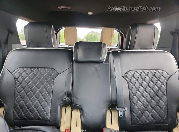 1FM5K7B88HGA48422 2017 FORD EXPLORER Black Հետևի նստատեղերի տեսք