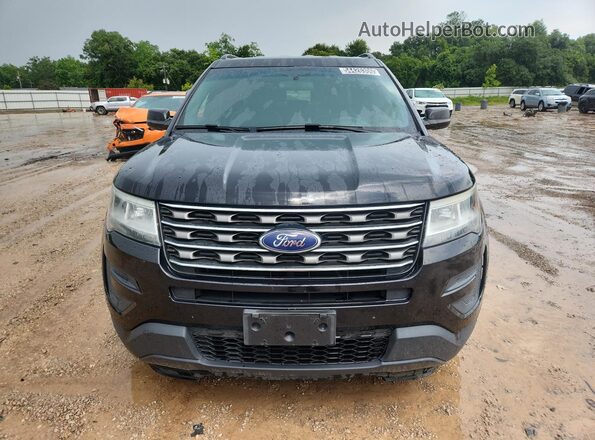 1FM5K7B88HGA48422 2017 FORD EXPLORER Black Սալոնի 360 աստիճան տեսք