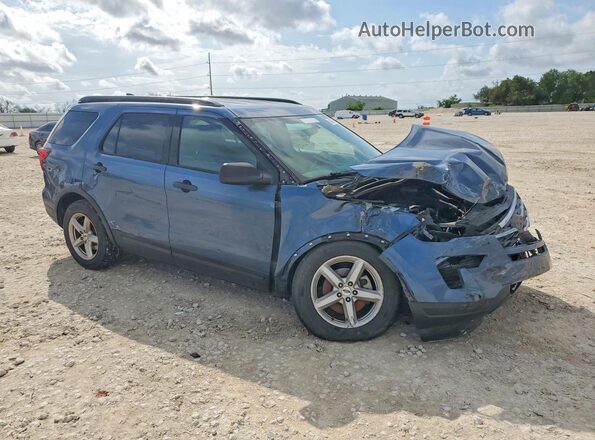 1FM5K7B89JGC13805 2018 FORD EXPLORER Blue 