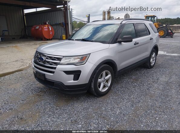 1FM5K7B89KGA64281 2019 FORD EXPLORER Gray Առջևի ձախ երեք քառորդ տեսարան