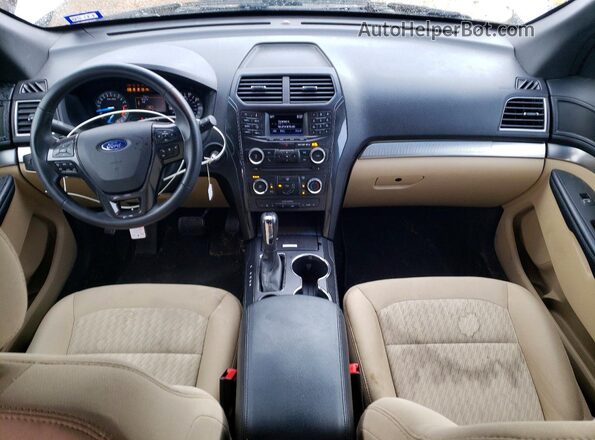 1FM5K7B8XGGC42688 2016 FORD EXPLORER Серебряный Вид панели приборов