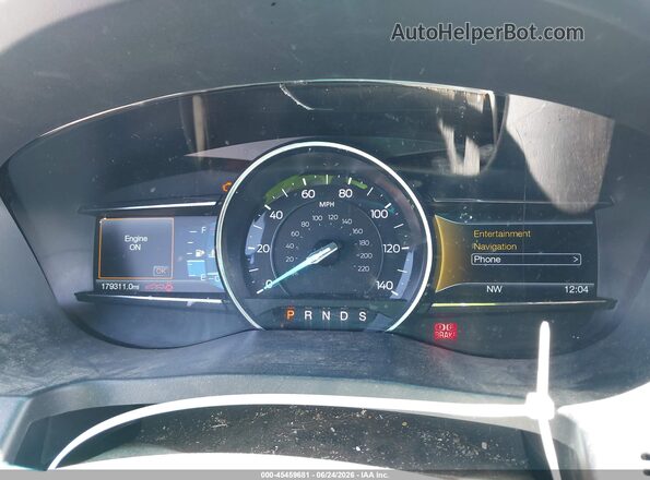 1FM5K7D80GGC61019 2016 FORD EXPLORER Gray Vista de los asientos traseros