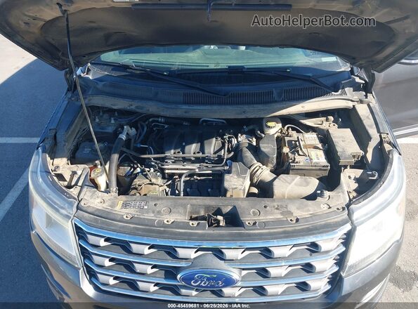 1FM5K7D80GGC61019 2016 FORD EXPLORER Gray Vista trasera