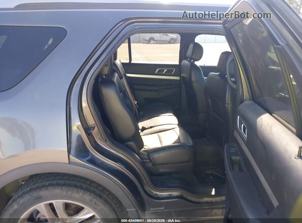 1FM5K7D80GGC61019 2016 FORD EXPLORER Gray Vista de la etiqueta del VIN