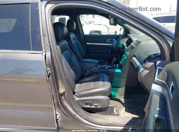 1FM5K7D80GGC61019 2016 FORD EXPLORER Gray Vista interior delantera