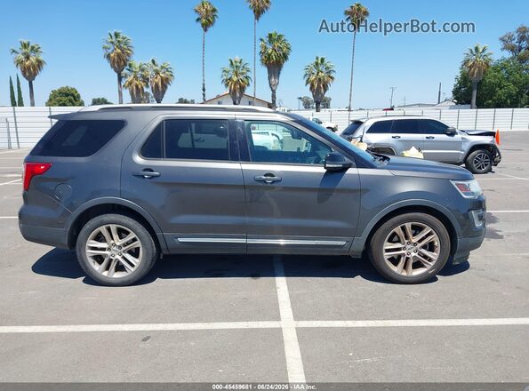 1FM5K7D80GGC61019 2016 FORD EXPLORER Gray Vista del cuadro de instrumentos