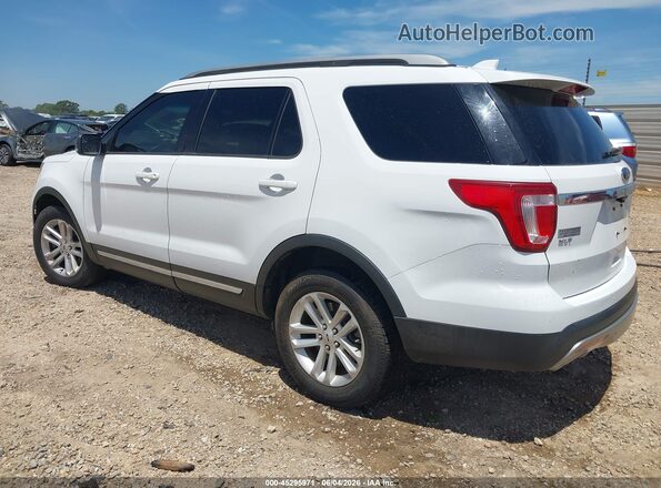 1FM5K7D80HGC75195 2017 FORD EXPLORER White Trasero izquierdo