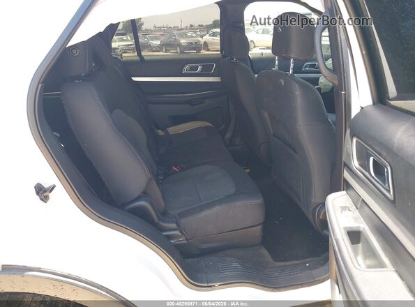 1FM5K7D80HGC75195 2017 FORD EXPLORER White Vista de la etiqueta del VIN
