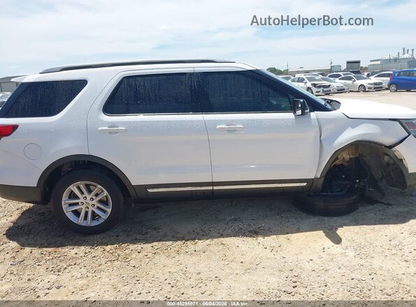 1FM5K7D80HGC75195 2017 FORD EXPLORER White Vista interior trasera