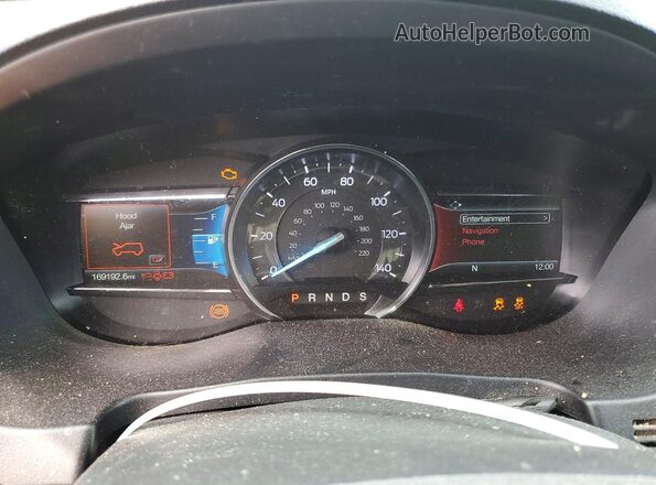 1FM5K7D80JGA62768 2018 FORD EXPLORER Burgundy Instrument cluster view