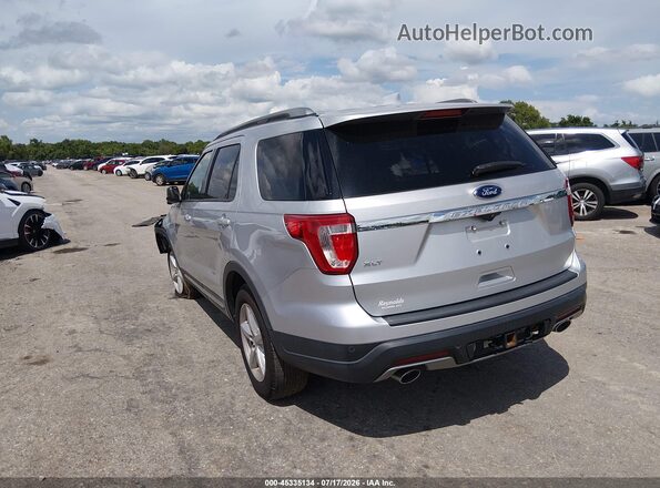 1FM5K7D80JGC70374 2018 FORD EXPLORER Silver Trasero izquierdo