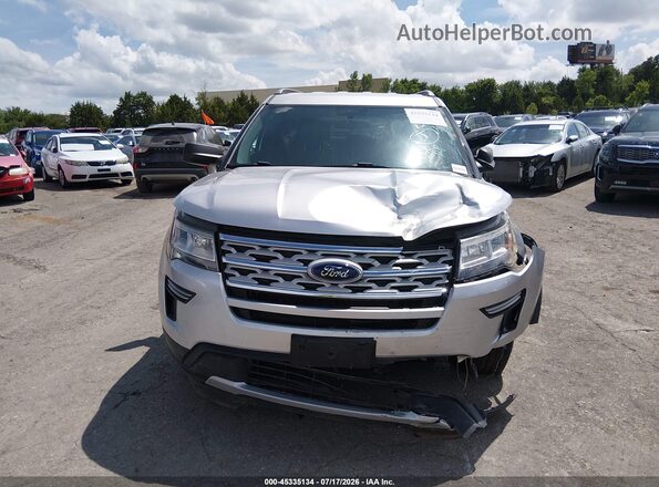 1FM5K7D80JGC70374 2018 FORD EXPLORER Silver Vista del cuadro de instrumentos