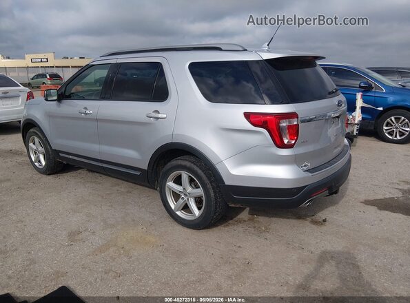 1FM5K7D80JGC85991 2018 FORD EXPLORER Silver უკანა მარცხენა