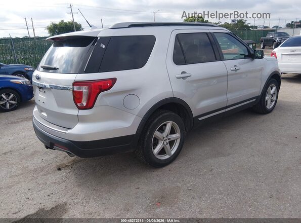 1FM5K7D80JGC85991 2018 FORD EXPLORER Silver უკანა მარჯვენა