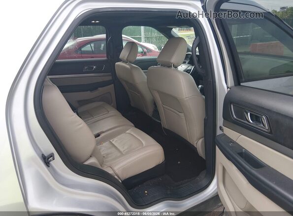 1FM5K7D80JGC85991 2018 FORD EXPLORER Silver VIN კოდის სტიკერის ხედი