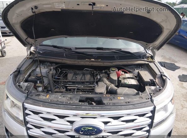 1FM5K7D80JGC85991 2018 FORD EXPLORER Silver უკანა ხედი