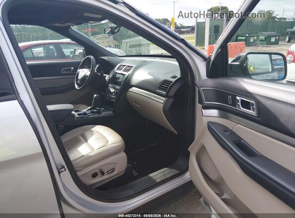 1FM5K7D80JGC85991 2018 FORD EXPLORER Silver წინა სალონის ხედი