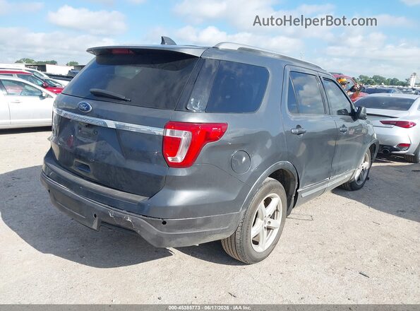 1FM5K7D80KGB53279 2019 FORD EXPLORER Gray Tył prawy
