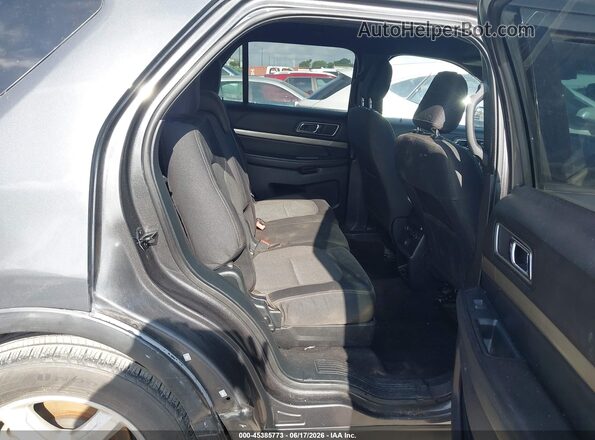 1FM5K7D80KGB53279 2019 FORD EXPLORER Gray Widok naklejki z numerem VIN