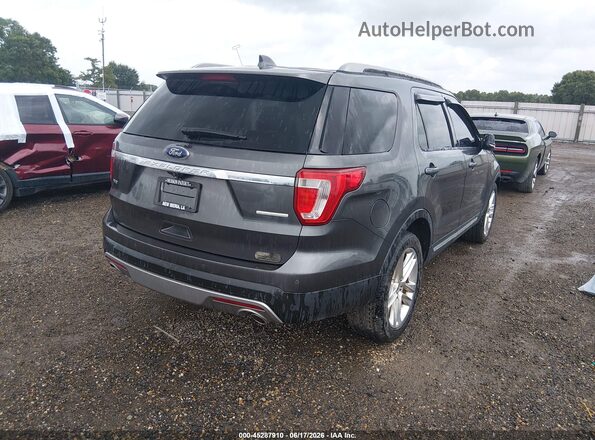 1FM5K7D81GGA74498 2016 FORD EXPLORER Gray უკანა მარჯვენა