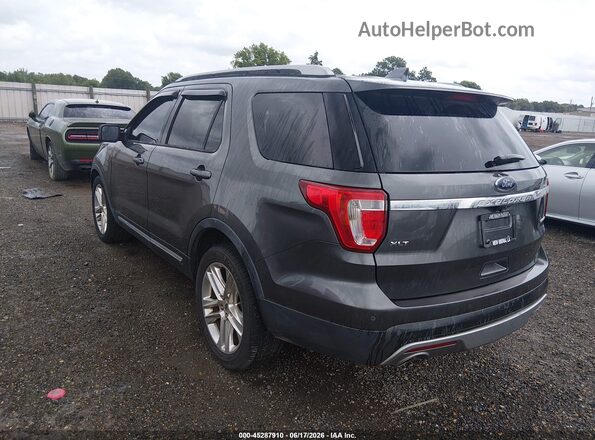 1FM5K7D81GGA74498 2016 FORD EXPLORER Gray უკანა მარცხენა