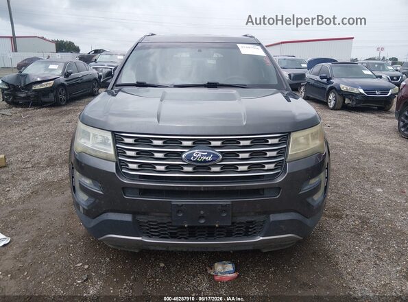 1FM5K7D81GGA74498 2016 FORD EXPLORER Gray წინა ხედი