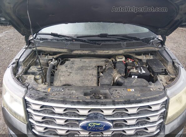 1FM5K7D81GGA74498 2016 FORD EXPLORER Gray უკანა ხედი
