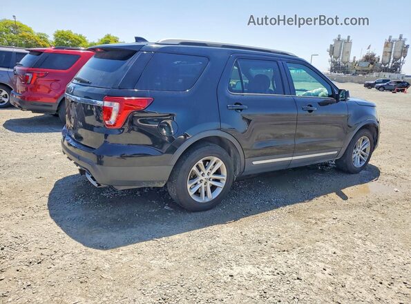 1FM5K7D81HGA70419 2017 FORD EXPLORER Black Հետևի աջ