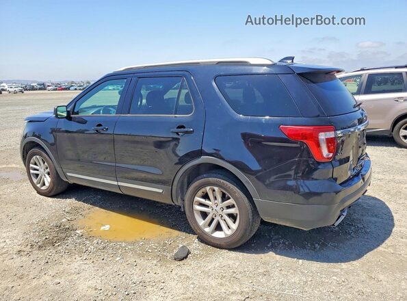 1FM5K7D81HGA70419 2017 FORD EXPLORER Black Հետևի ձախ