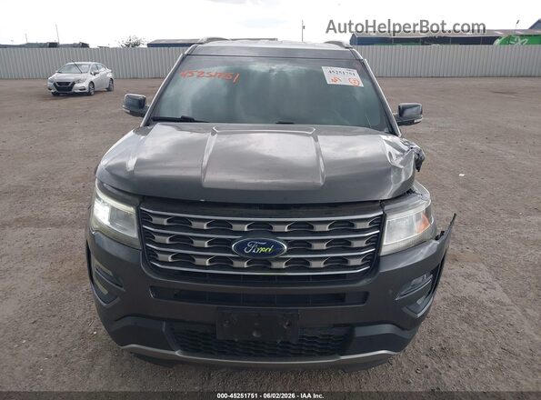 1FM5K7D81HGD39759 2017 FORD EXPLORER Gray Vista del cuadro de instrumentos