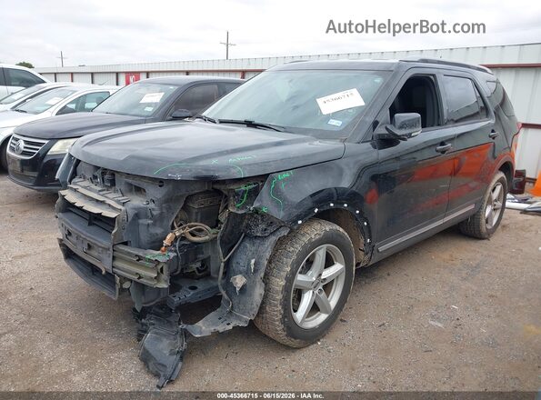 1FM5K7D81JGC26738 2018 FORD EXPLORER Черный Передняя левая четверть