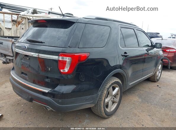 1FM5K7D81JGC26738 2018 FORD EXPLORER Черный Задняя правая четверть