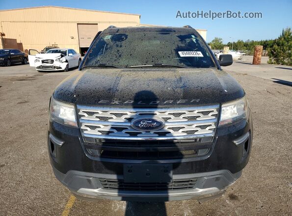 1FM5K7D81KGA49660 2019 FORD EXPLORER Black Вид спереду