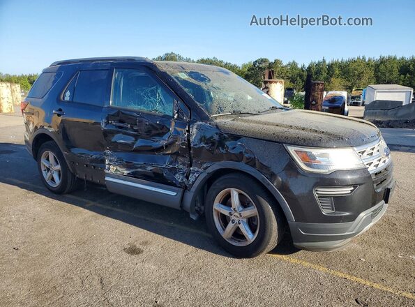 1FM5K7D81KGA49660 2019 FORD EXPLORER Black Передня права чверть