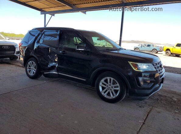 1FM5K7D82GGA76454 2016 FORD EXPLORER Black Front right