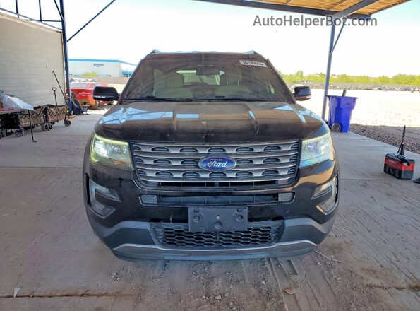 1FM5K7D82GGA76454 2016 FORD EXPLORER Black Front view