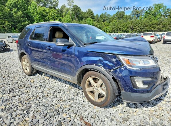 1FM5K7D82GGC01081 2016 FORD EXPLORER Blue Առջևի աջ