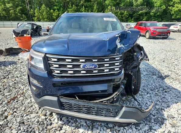 1FM5K7D82GGC01081 2016 FORD EXPLORER Blue Դիմացի տեսք