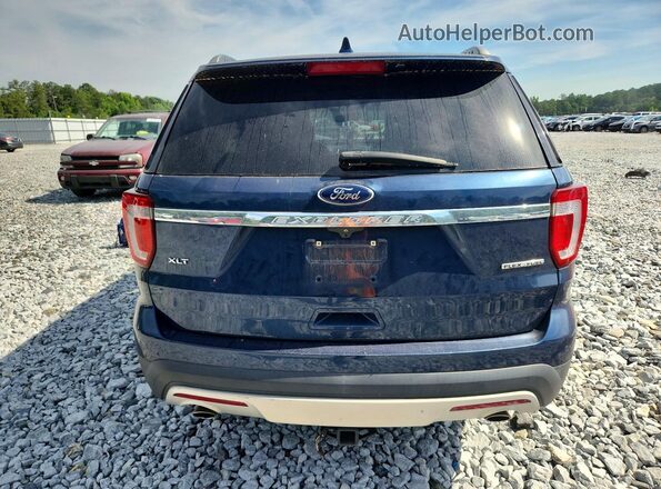 1FM5K7D82GGC01081 2016 FORD EXPLORER Blue Հետևի տեսք