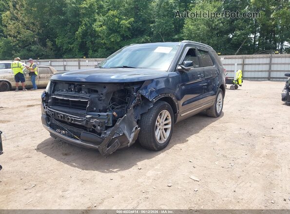 1FM5K7D82GGC42536 2016 FORD EXPLORER Navy Передня ліва чверть