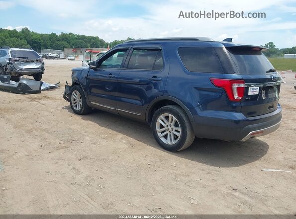 1FM5K7D82GGC42536 2016 FORD EXPLORER Navy Задня ліва чверть