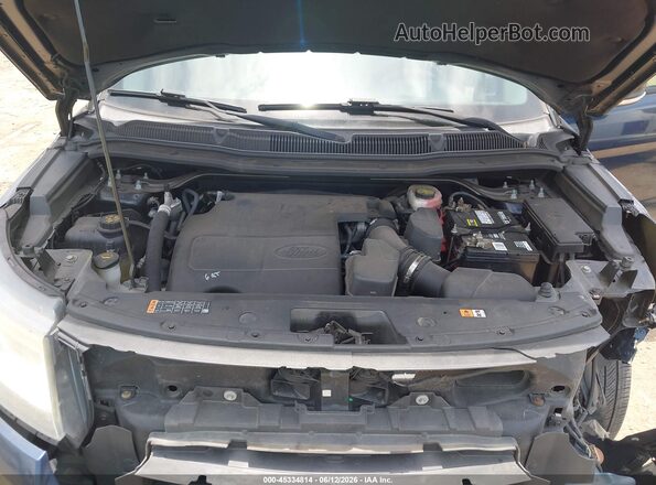 1FM5K7D82GGC42536 2016 FORD EXPLORER Navy Вид ззаду