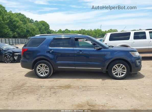 1FM5K7D82GGC42536 2016 FORD EXPLORER Navy Вид задньої частини салону