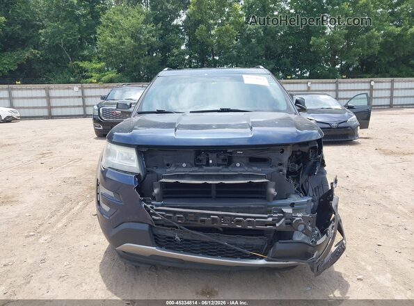 1FM5K7D82GGC42536 2016 FORD EXPLORER Navy Вид щитка приладів