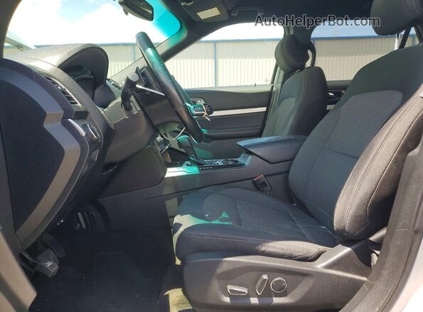 1FM5K7D82GGD10382 2016 FORD EXPLORER Silver Вид салону спереду