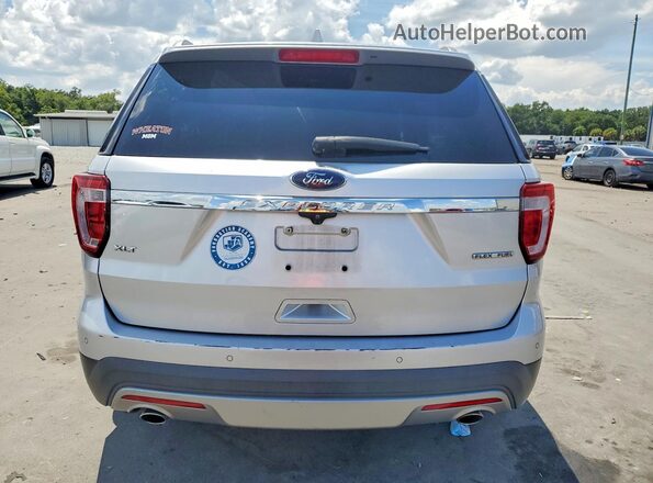 1FM5K7D82GGD10382 2016 FORD EXPLORER Silver Вид ззаду