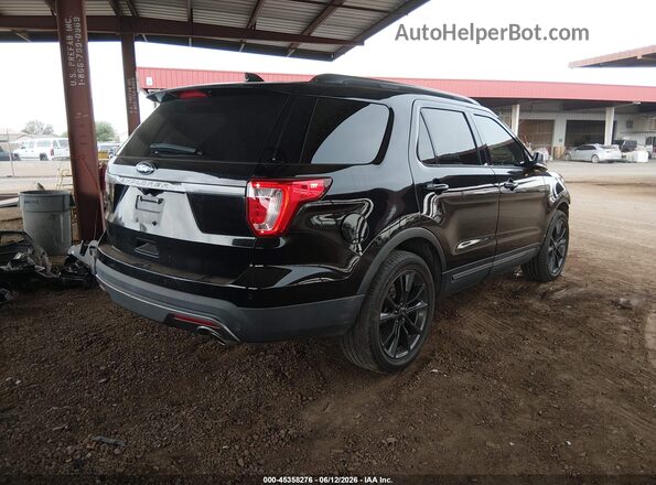 1FM5K7D82HGA12495 2017 FORD EXPLORER Black Trasero derecho